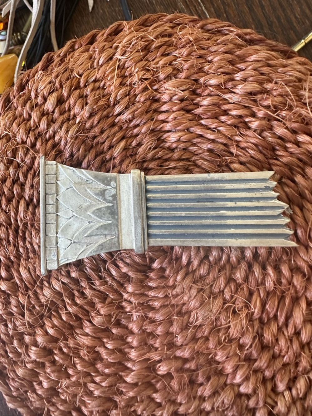 Sterling Mignon Faget Sterling silver belt buckle .